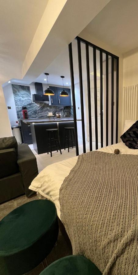 Newly Renovated Modern Studio Apartment In West Kensington Londen Buitenkant foto